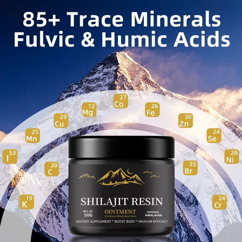 shilajit  100% resina pura - El secreto milenario para una energía y bienestar inigualable